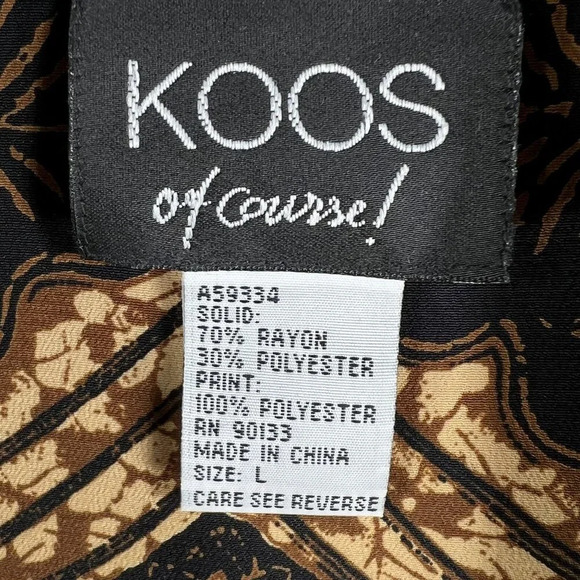 Koos Of Course Womens L Reversible Top/Jacket & Skirt Set Art To Wear Lagenlook - Picture 14 of 16